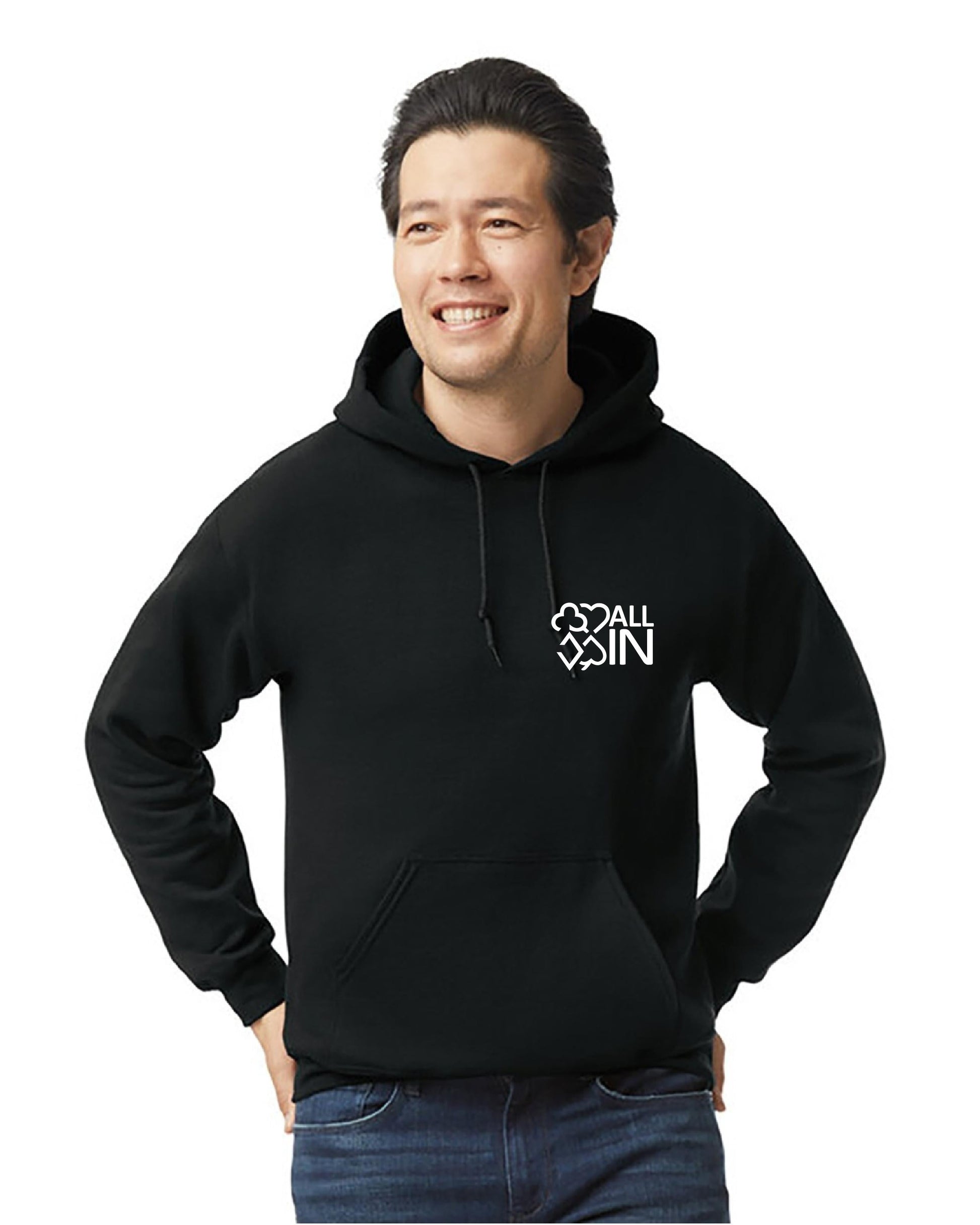 All In Hoodie - Available in White & Black (All Sizes) - Just $44.95! Shop now at AllInCupHolder.com