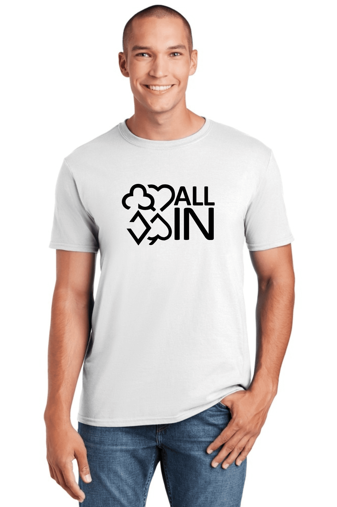 All In Tee - Available in White & Black (All Sizes) - Just $19.95! Shop now at AllInCupHolder.com