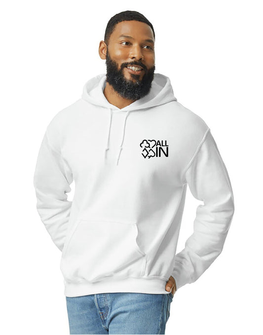 All In Hoodie - Available in White & Black (All Sizes) - Just $44.95! Shop now at AllInCupHolder.com