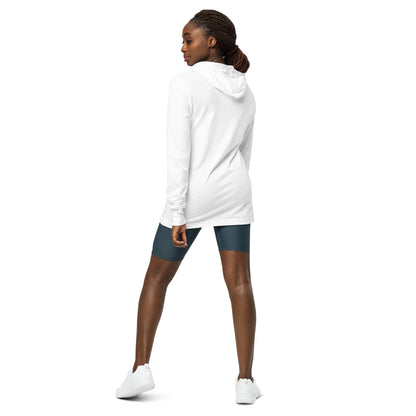 All In Hooded Long-Sleeve Tee (Black & White) - Just $28.95! Shop now at AllInCupHolder.com
